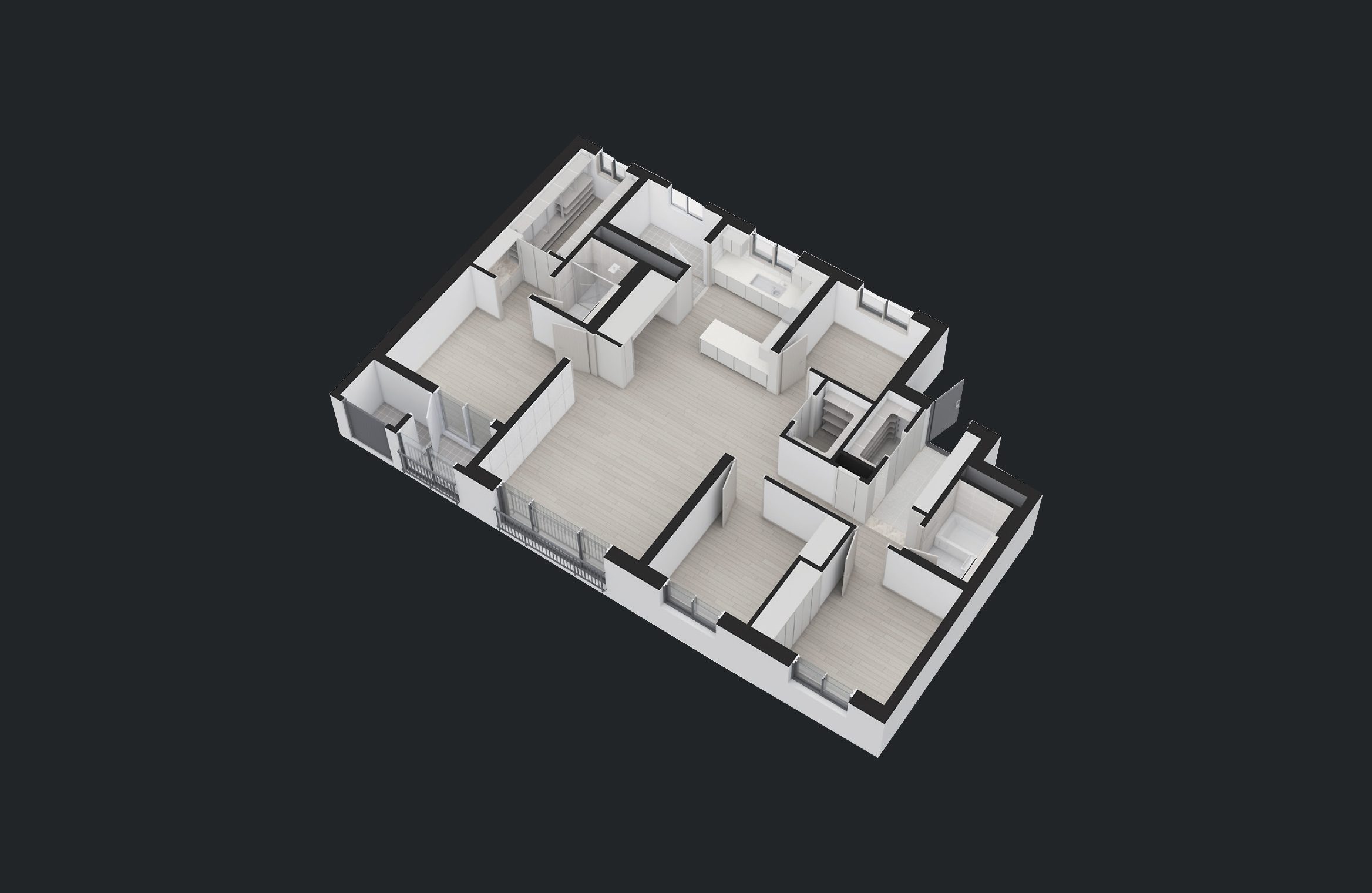 102㎡A 타입 3D 입체도면