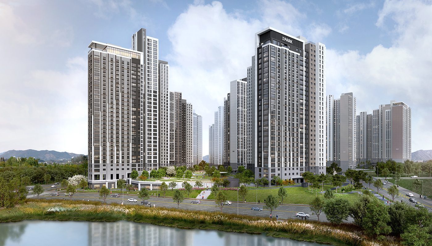 천안 아이파크 시티 5단지 투시도 - 성성호수공원 인접 882세대